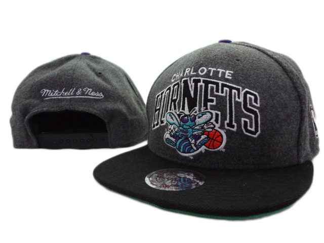 NBA New Orleans Hornets M&N Snapback Hat NU07